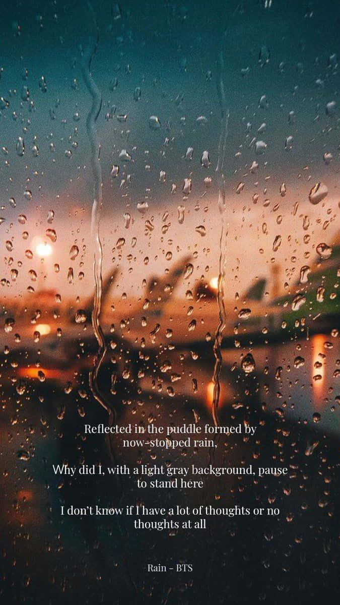 Raindrops, window, blurred cityscape, SD Phone Wallpaper