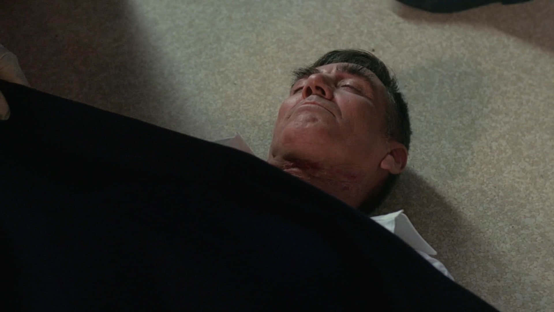 R. Lee Ermey, beige carpet, dark cloth, Full HD Desktop Wallpaper