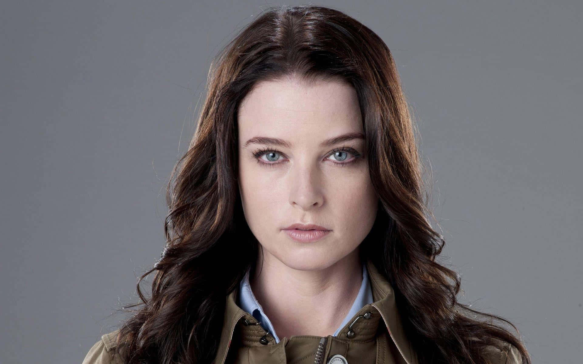 Rachel Nichols, khaki jacket, long brown hair, Full HD Desktop Wallpaper