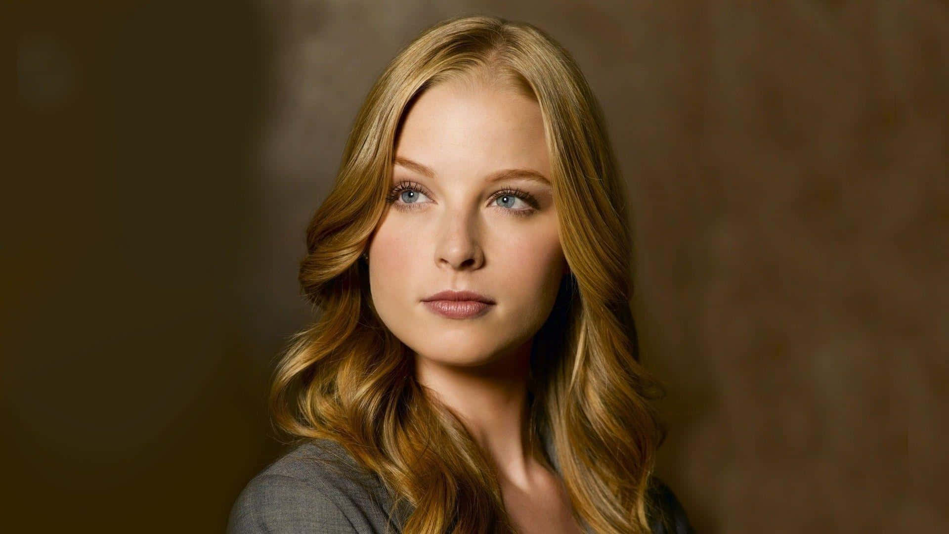 Rachel Nichols, long wavy blonde hair, blue eyes, Full HD Desktop Wallpaper