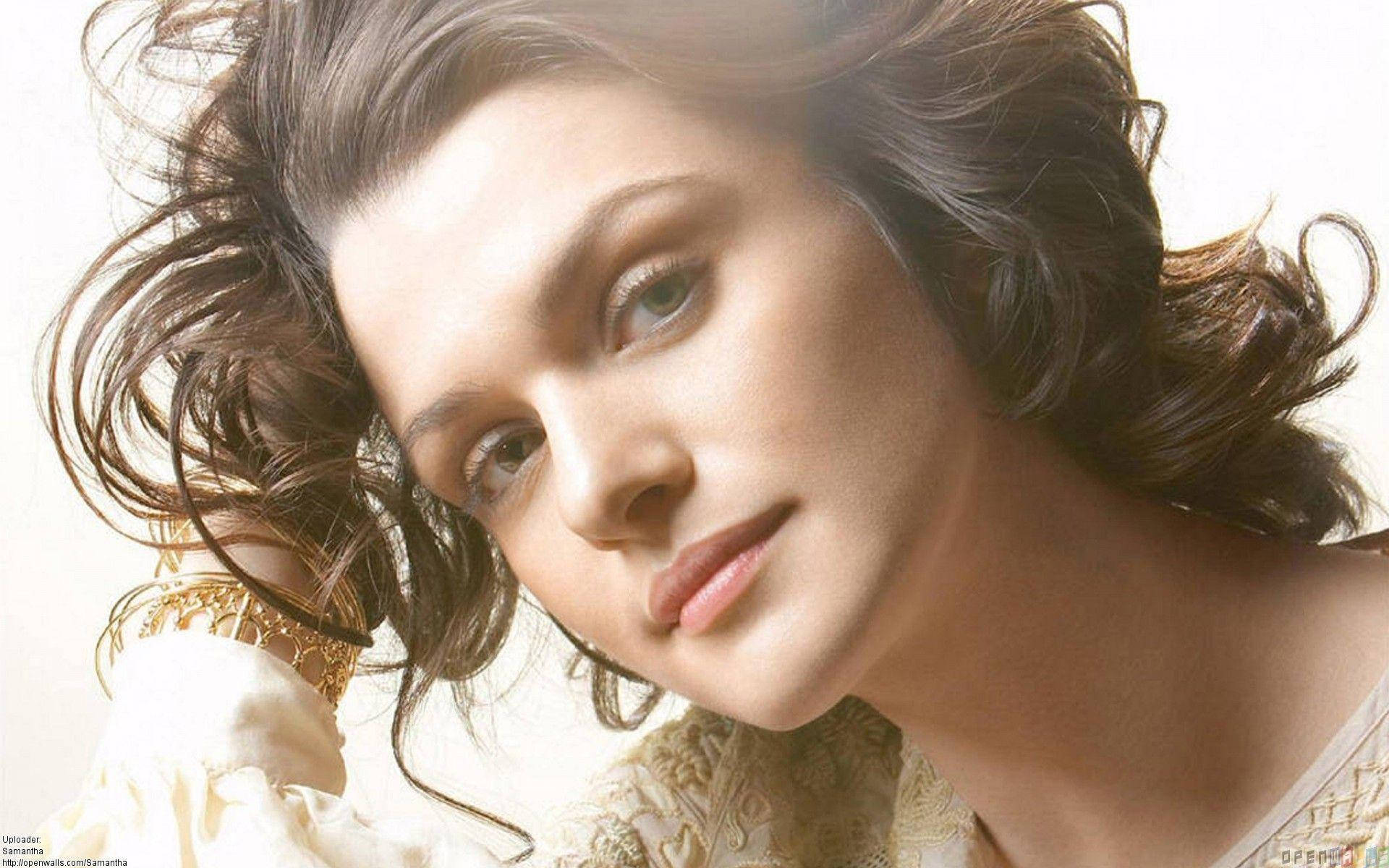 Rachel Weisz, black curly hair, wavy brown hair, Full HD Desktop Wallpaper