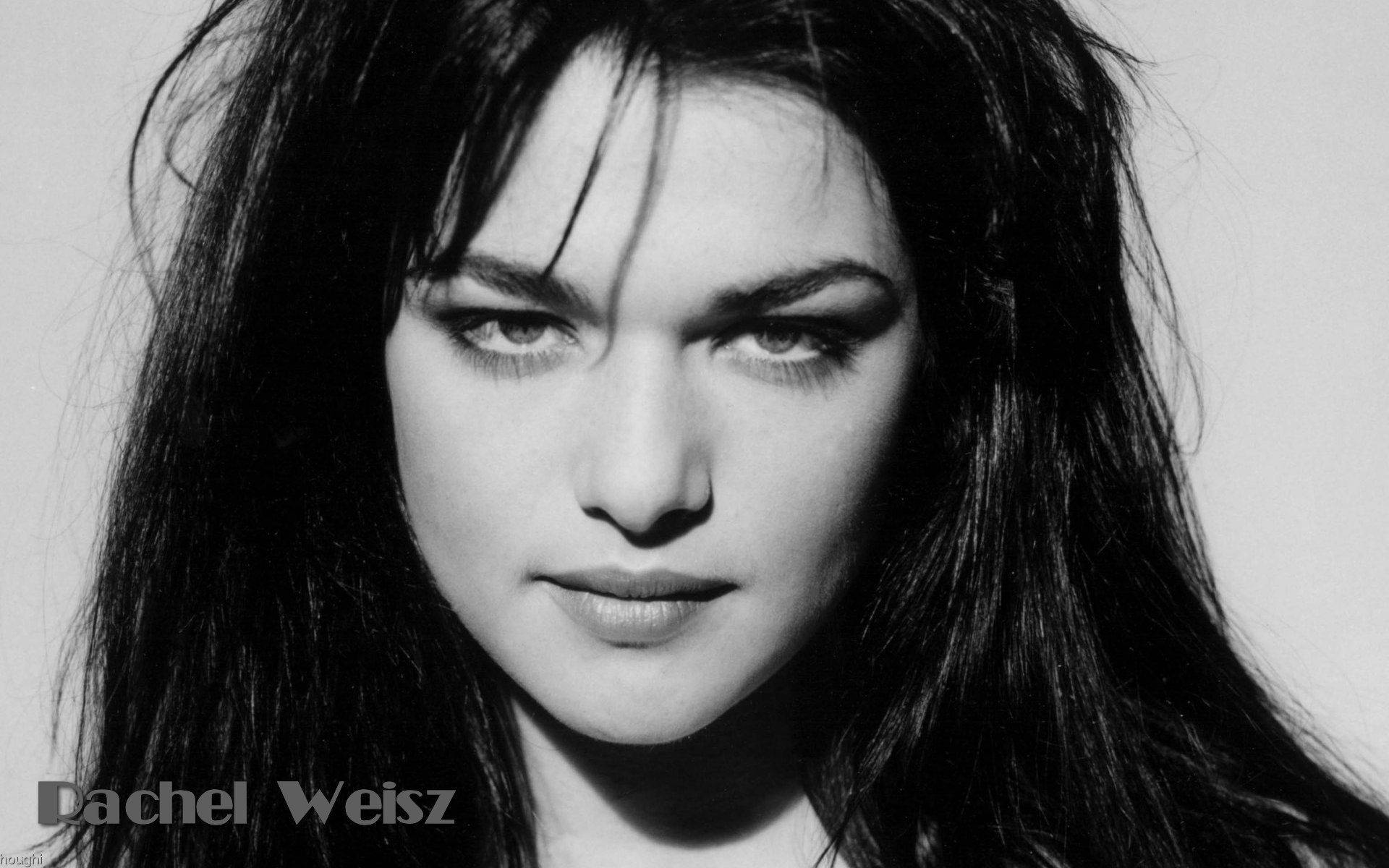 Rachel Weisz, intense gaze, tousled dark hair, Full HD Desktop Wallpaper