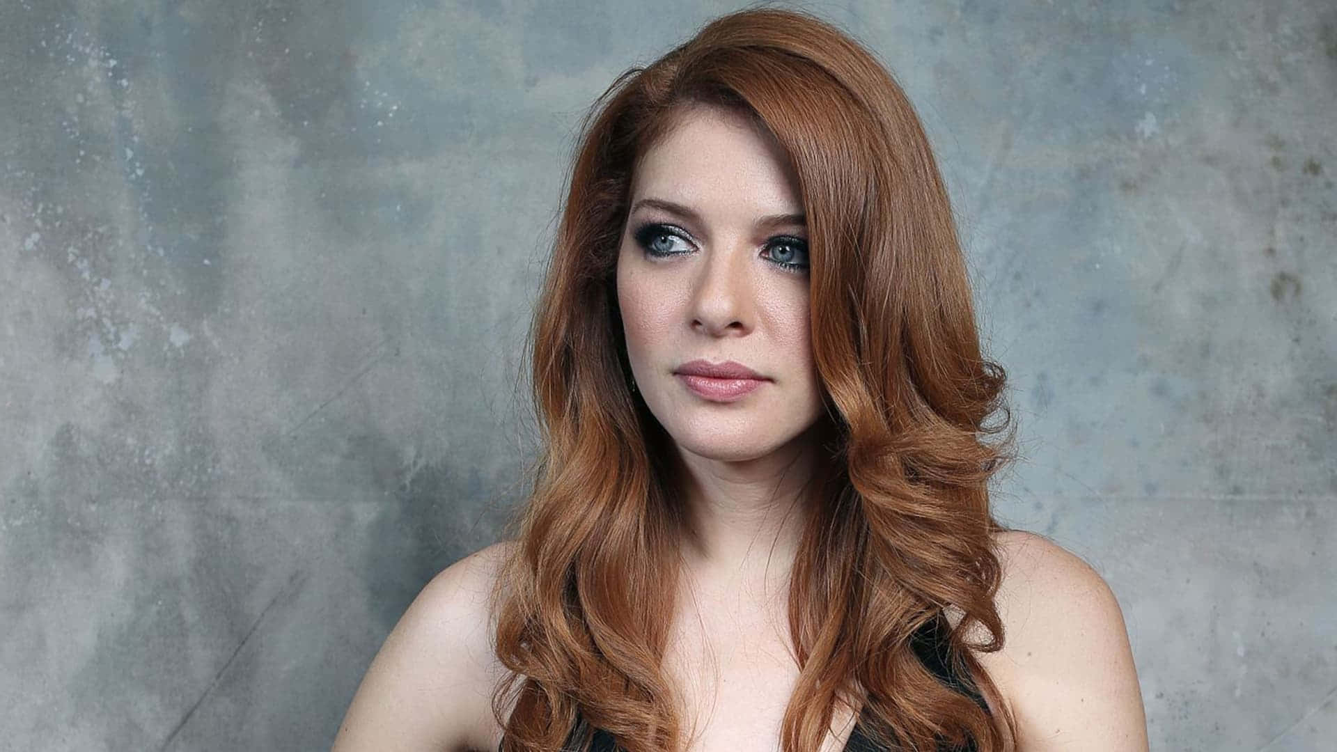 Rachelle Lefevre, vibrant red hair, striking blue eyes, Full HD Desktop Wallpaper