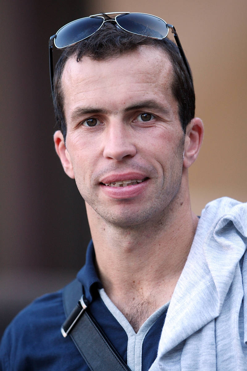 Radek Stepanek, sunglasses, blue shirt, SD Phone Wallpaper