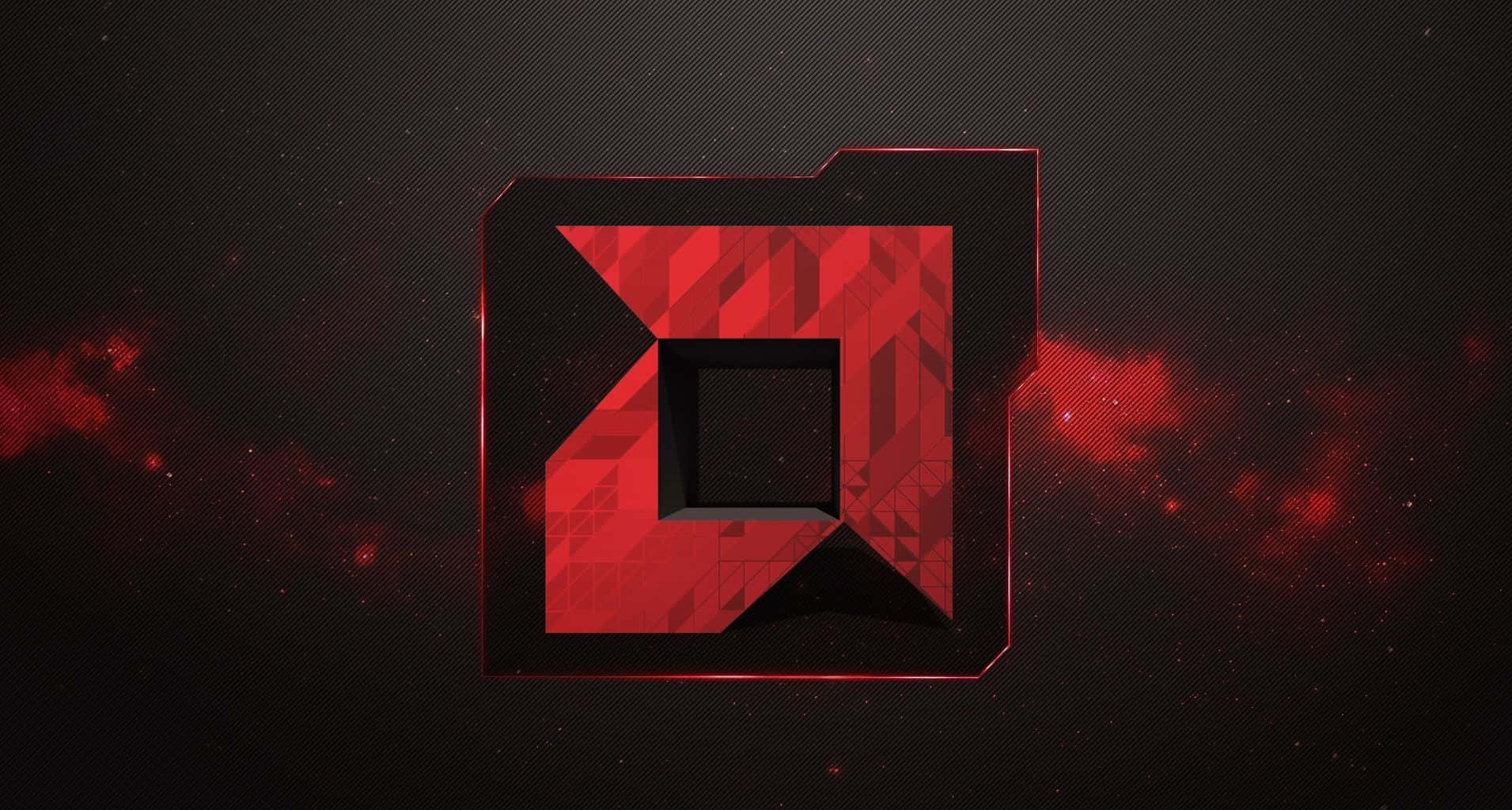 Radeon, 1911 x 1024, red geometric logo, HD Desktop Wallpaper