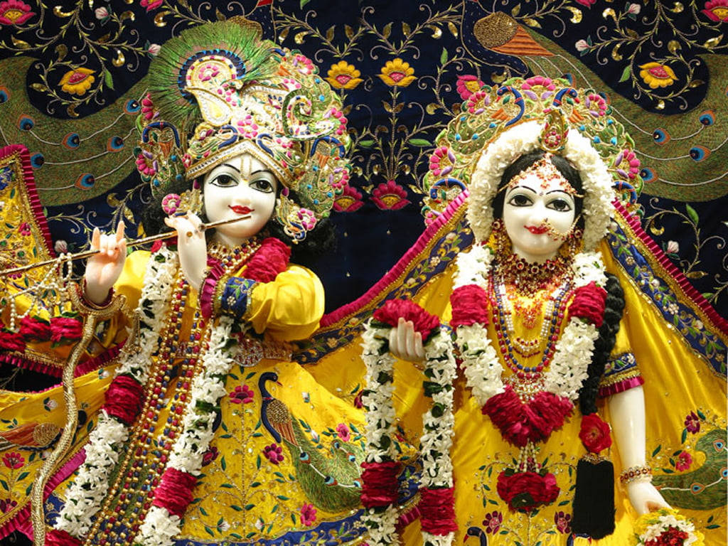 Krishna, Radha, Hindu deities, SD Desktop Wallpaper