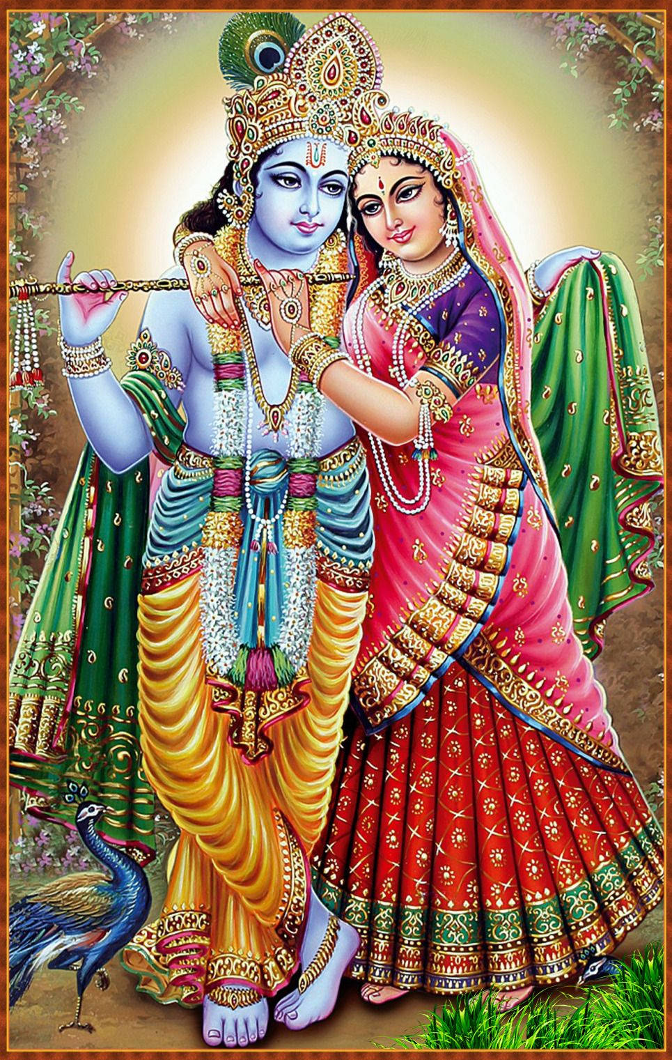 Radha Krishna, Krishna, Radha, HD Phone Wallpaper