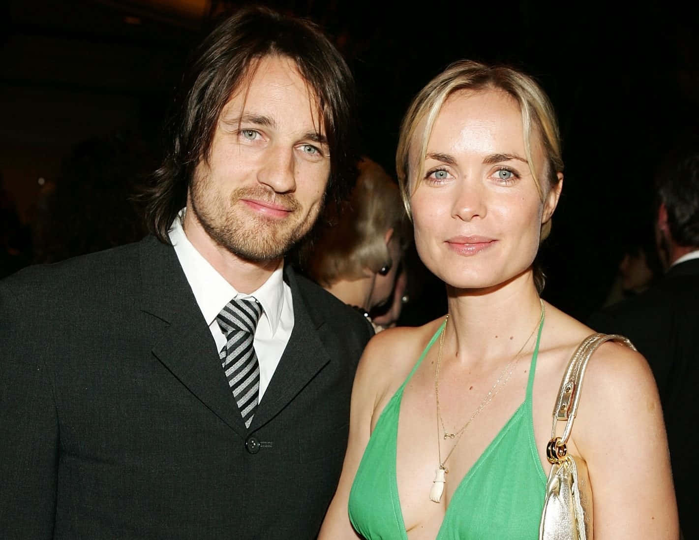 Radha Mitchell, event appearance, dark suit, HD Desktop Wallpaper