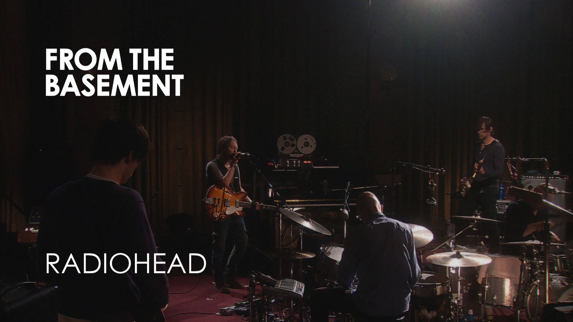 Radiohead, basement, spotlight, Full HD Desktop Wallpaper