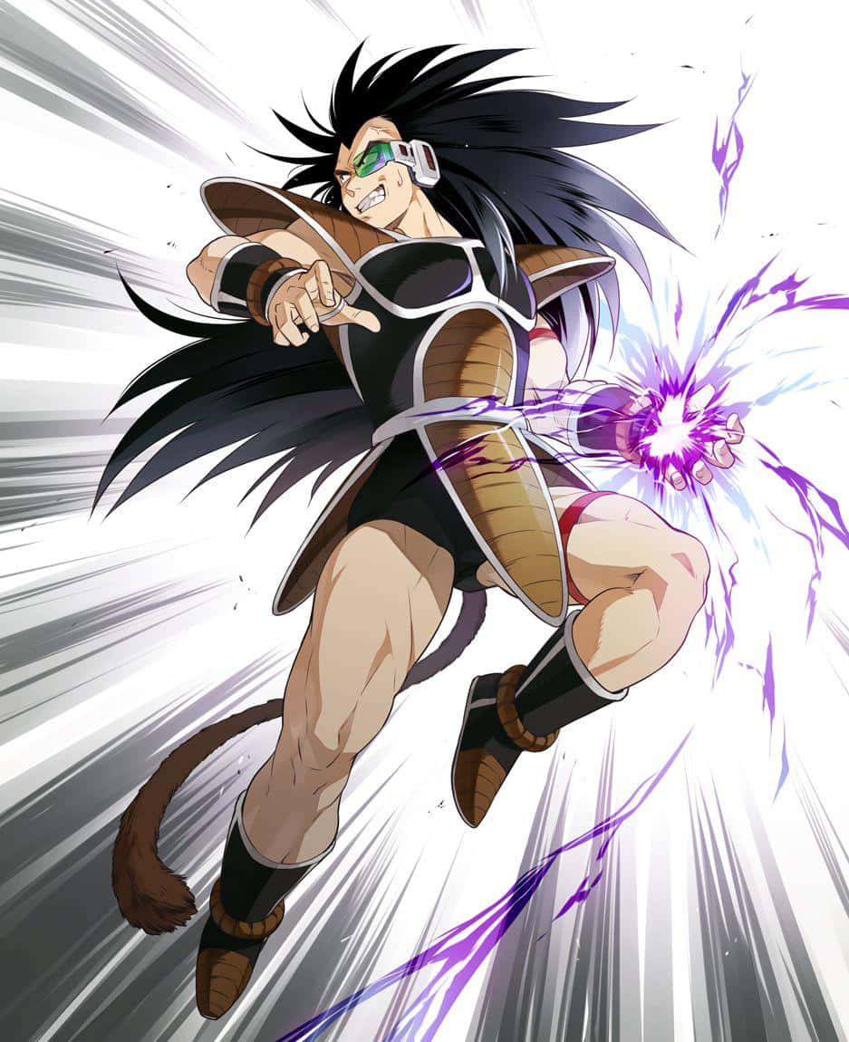 Raditz, black hair, green goggles, SD Phone Wallpaper