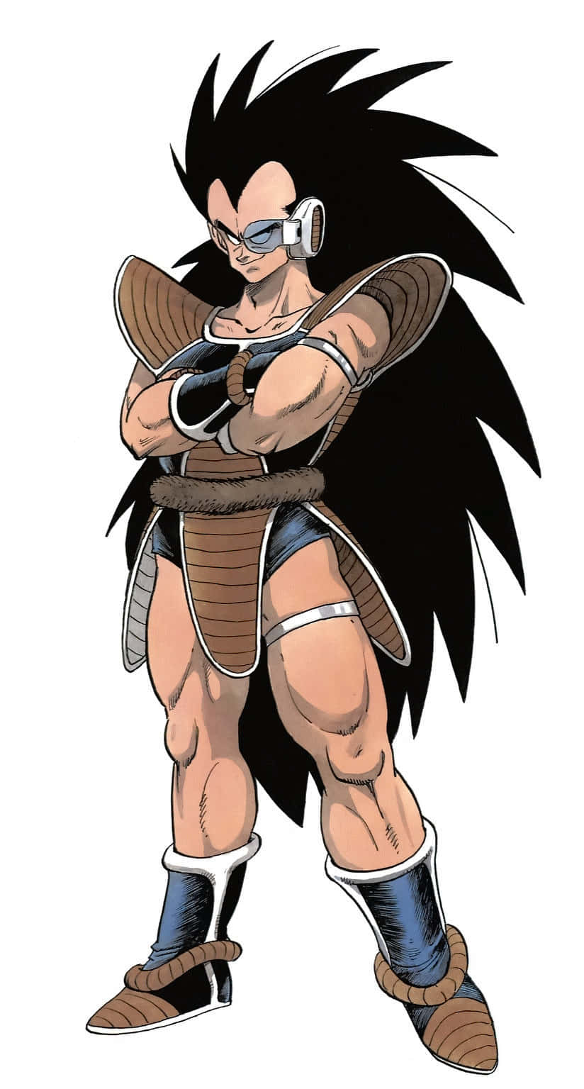 Raditz, spiky black hair, futuristic armor, HD Phone Wallpaper
