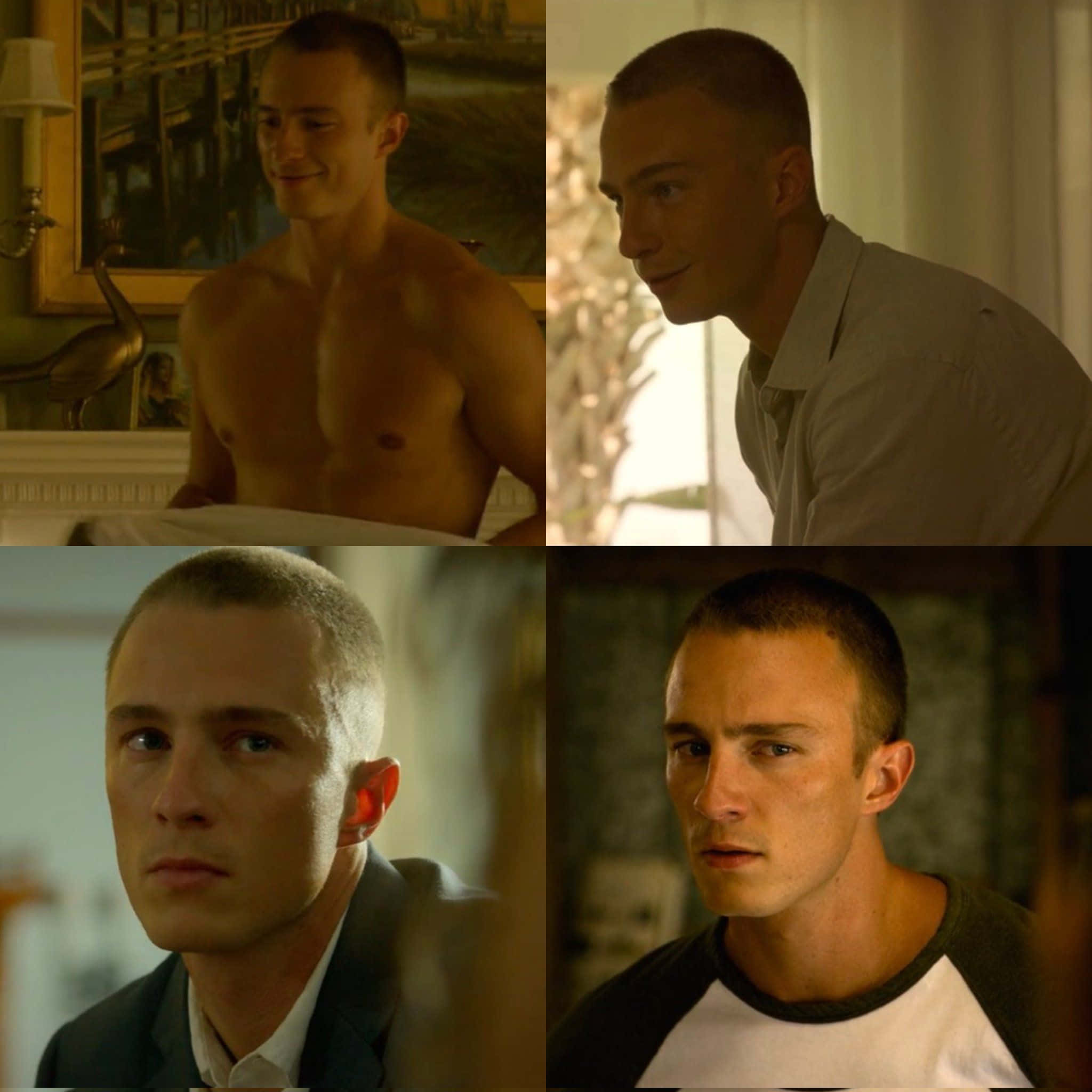 Rafe Cameron, collage, close-up shots, Full HD Desktop Wallpaper