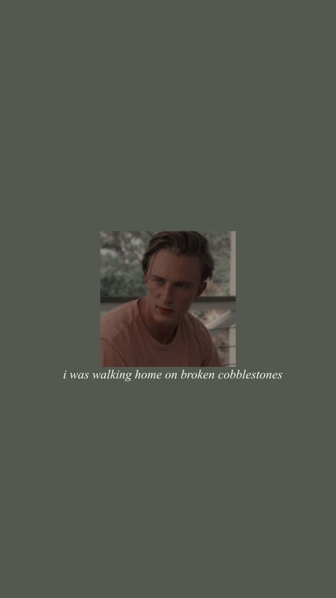 Rafe Cameron, broken cobblestones, peach shirt, Full HD Phone Wallpaper