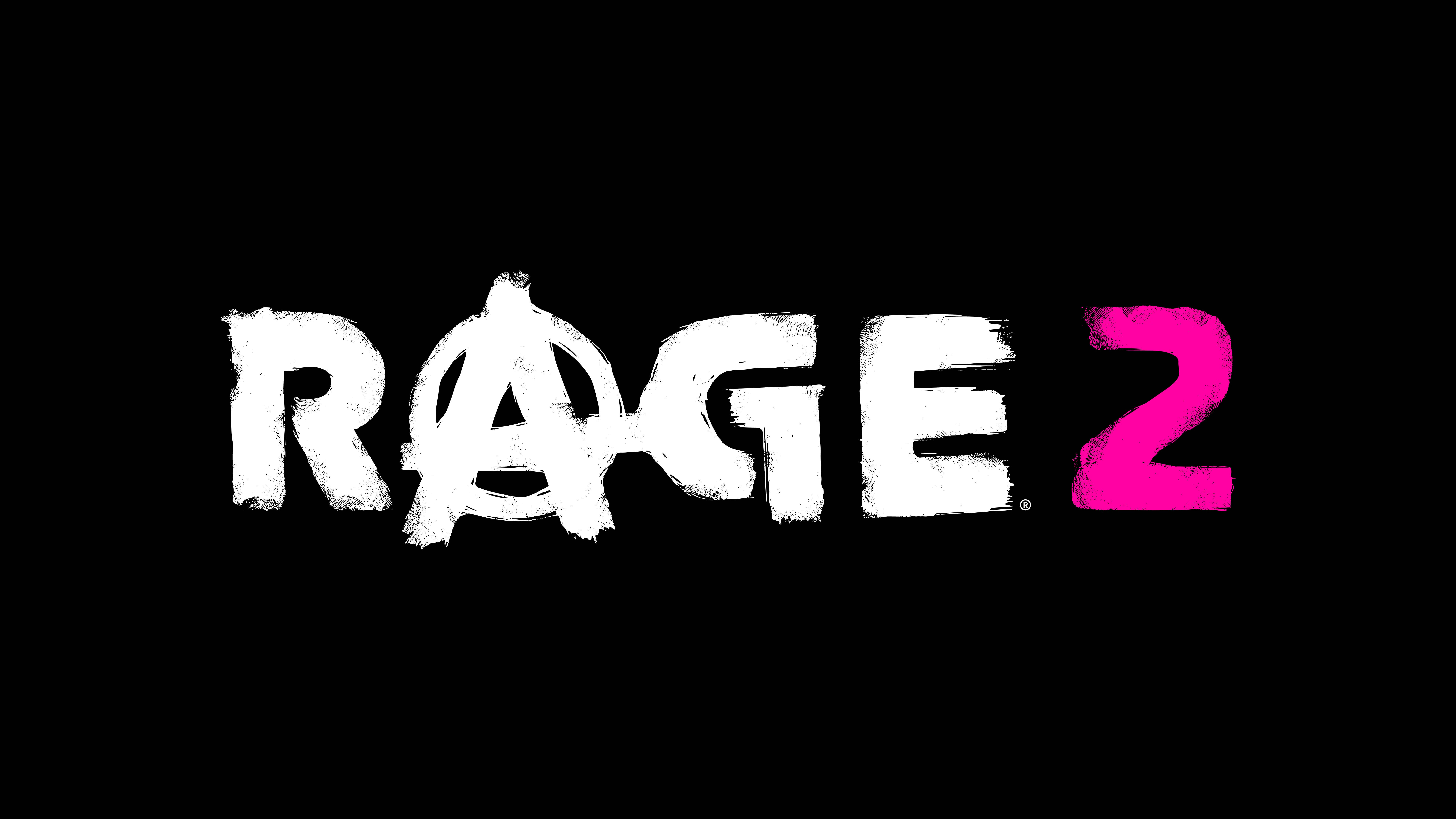 RAGE 2, anarchic symbol, white, 8K Desktop Wallpaper