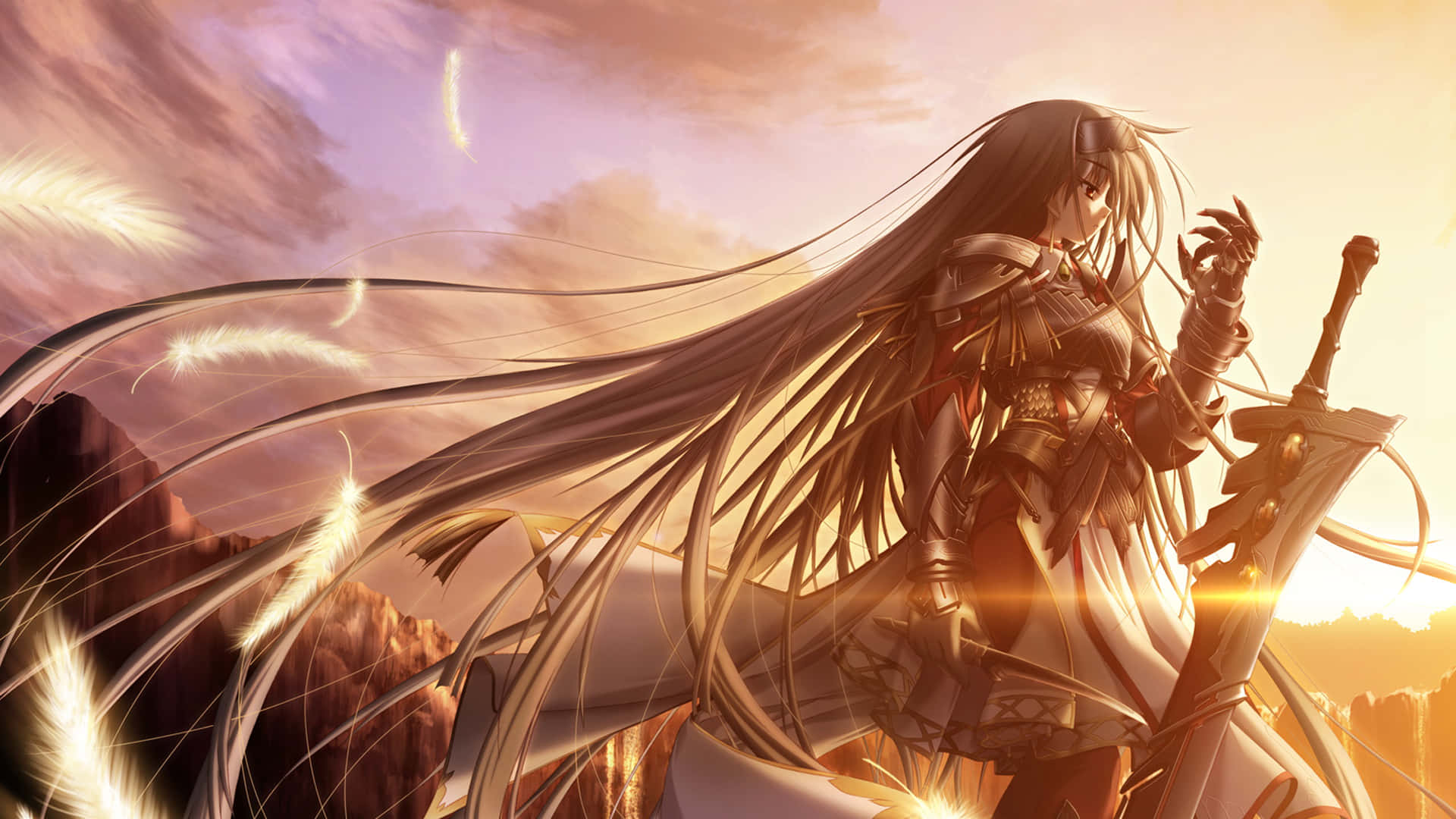 Ragnarok Online, anime warrior, armor, Full HD Desktop Wallpaper