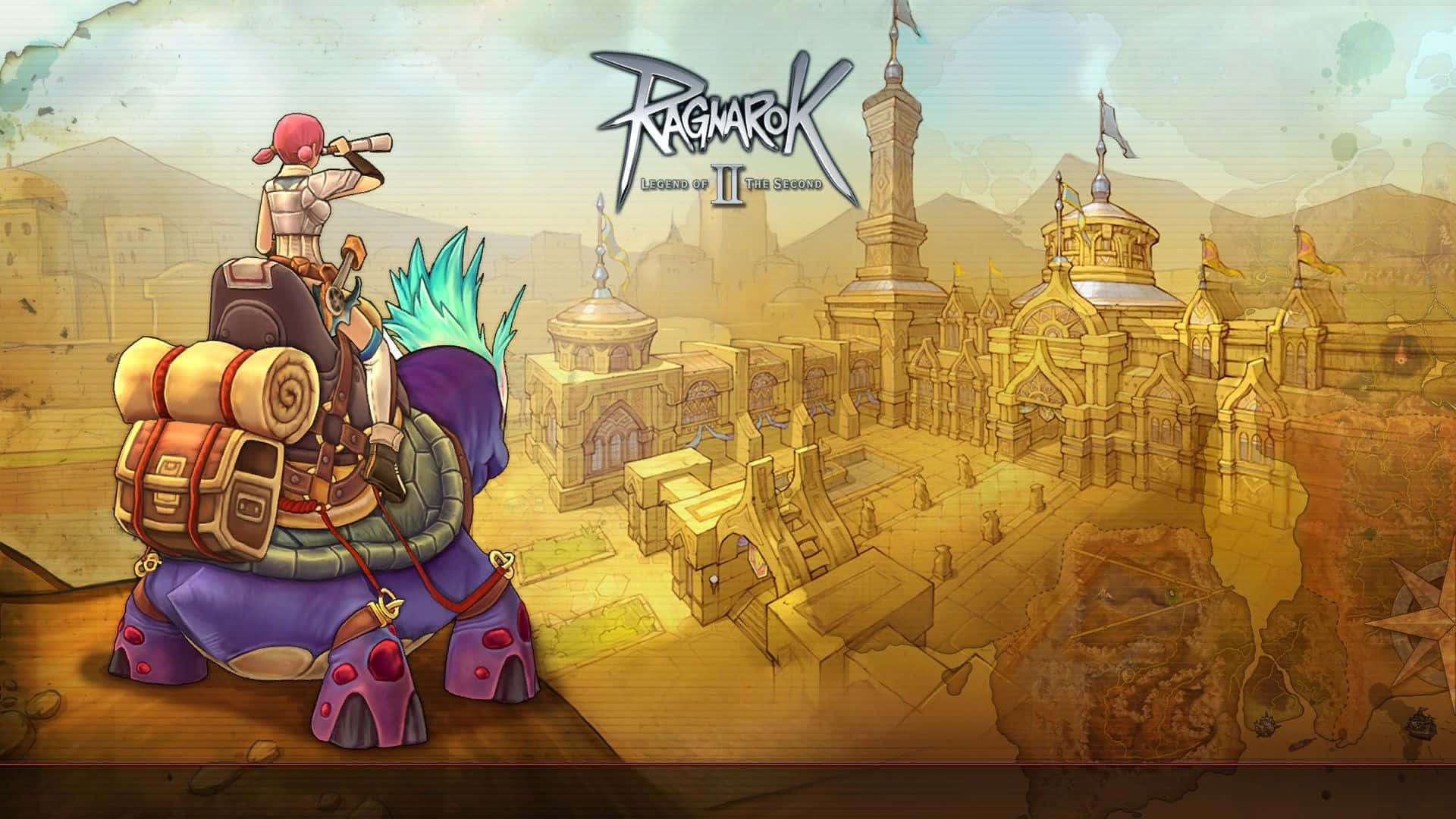 Ragnarok Online, cartoon adventurer, telescope, Full HD Desktop Wallpaper