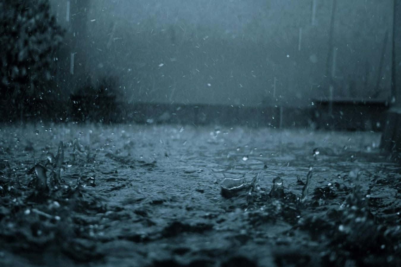Rain, Desktop, wet pavement, HD Desktop Wallpaper