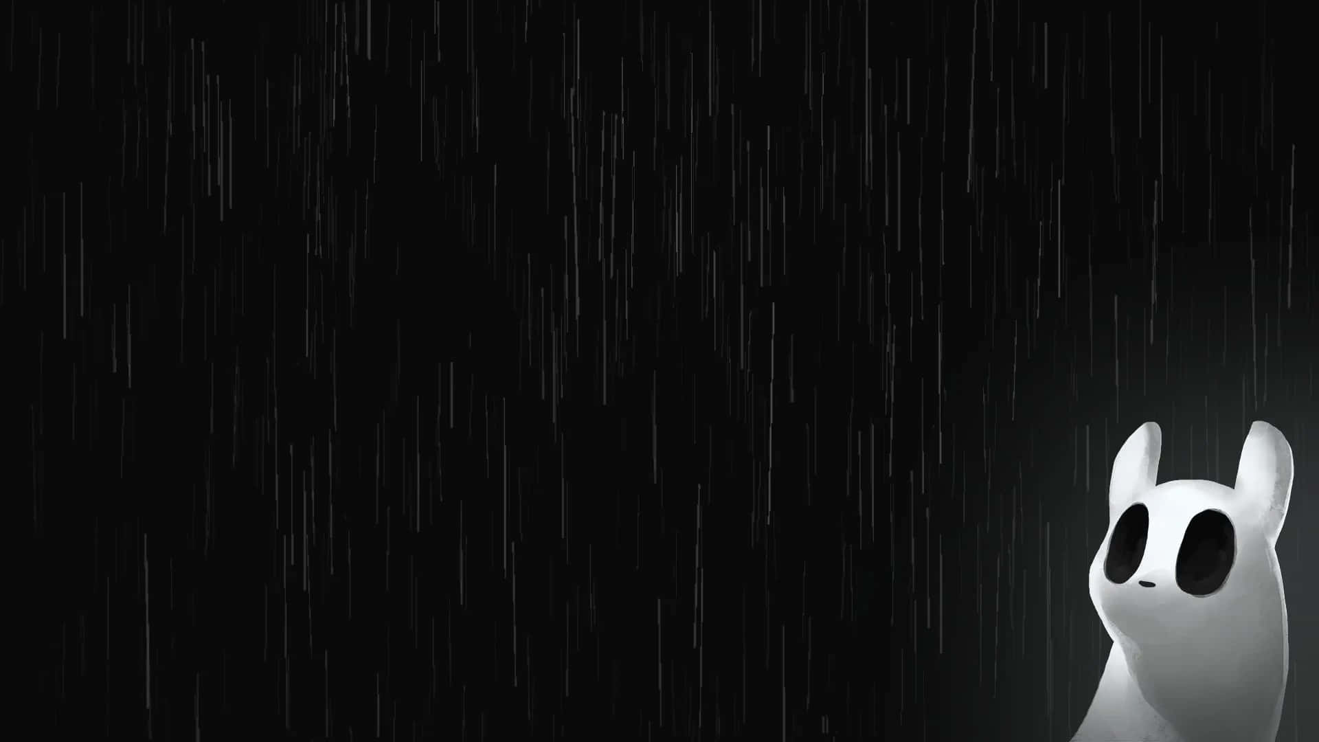 Rain World, ghostlike creature, large black eyes, Full HD Desktop Wallpaper