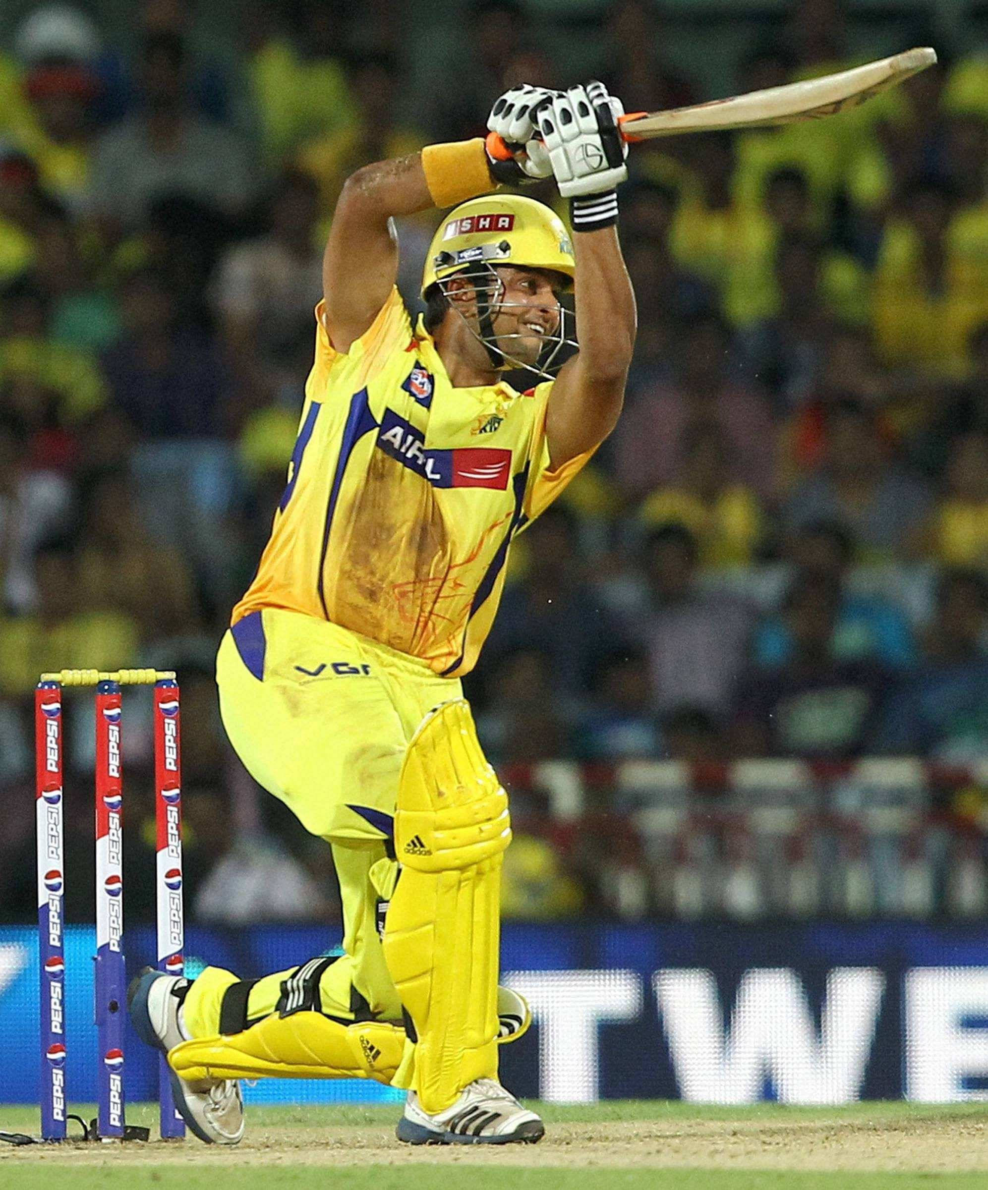 Raina Csk, cricket batsman, yellow gear, Full HD Phone Wallpaper
