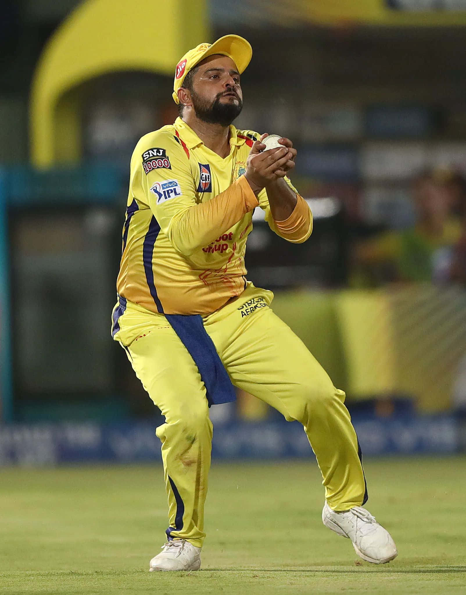 C S K, cricket player, yellow uniform, Full HD Phone Wallpaper