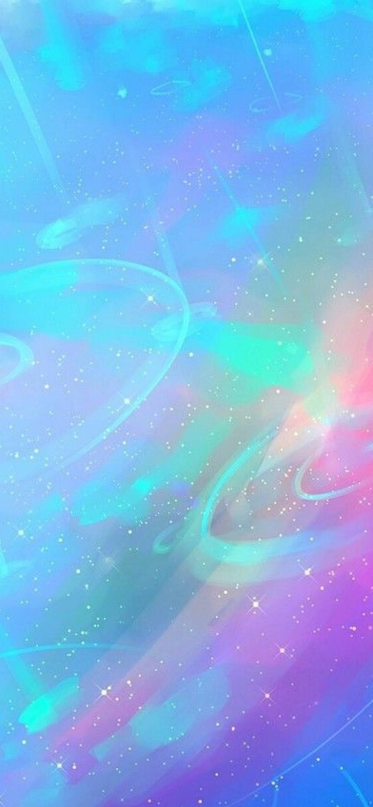 Rainbow Pastel Galaxy, pastel blues, pinks, 2K Phone Wallpaper