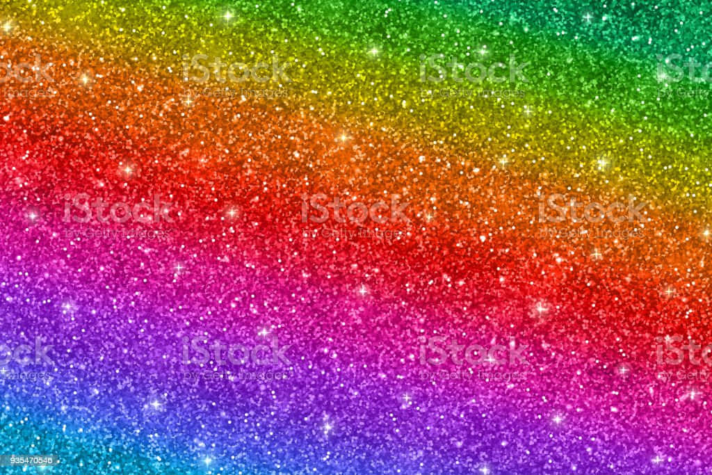 rainbow glitter, vibrant rainbow glitter gradient, sparkling particles, SD Desktop Wallpaper