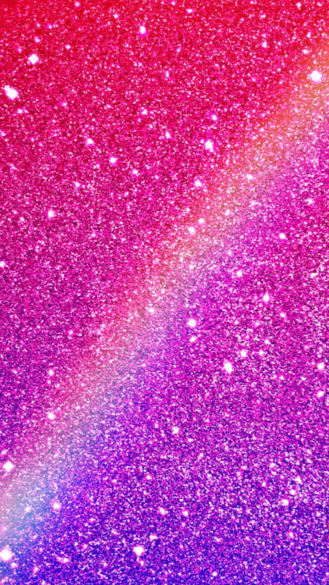 rainbow glitter, cosmic nebula, vivid pink, Full HD Phone Wallpaper