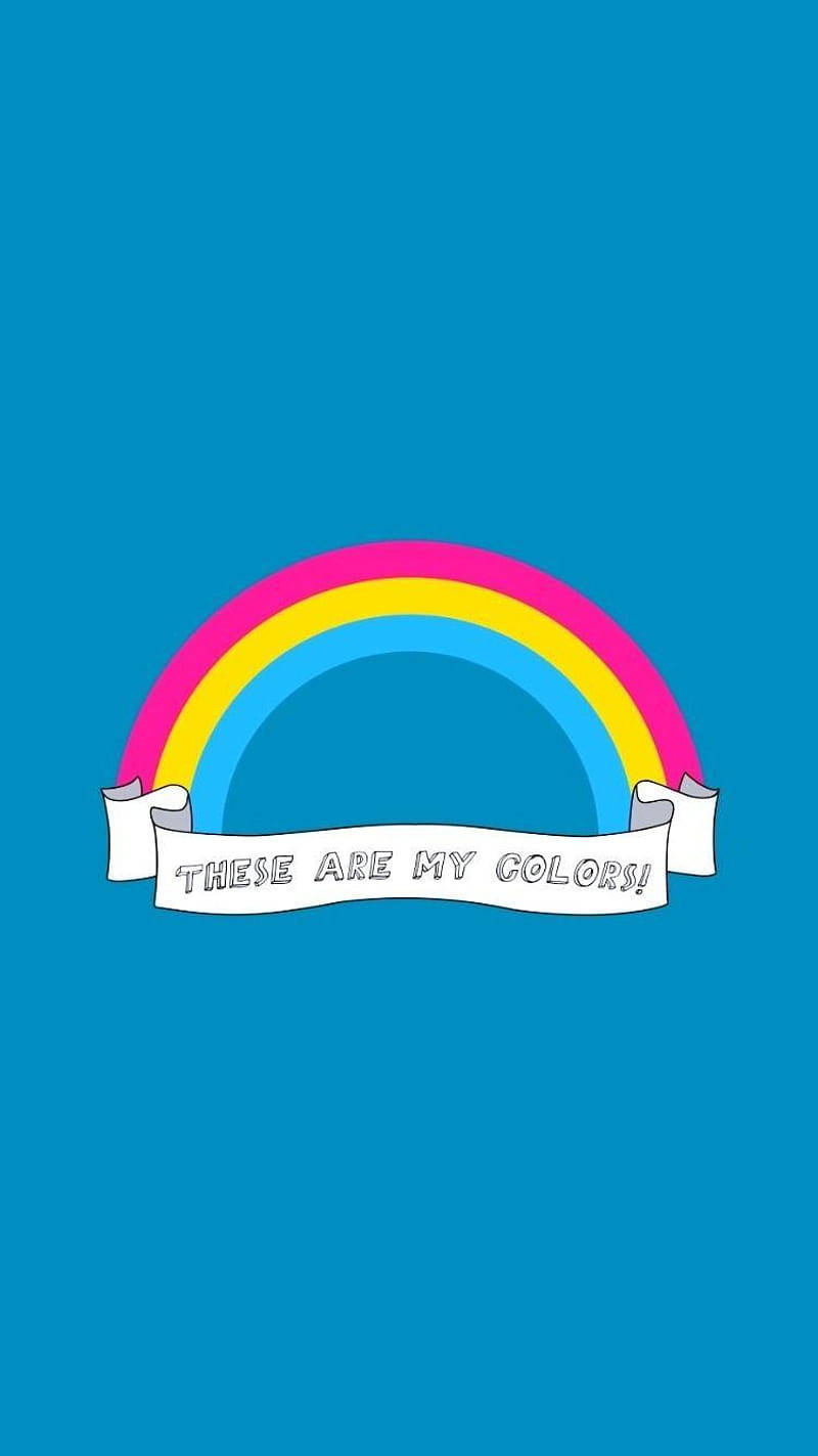 pansexual colors, pink, yellow, HD Phone Wallpaper
