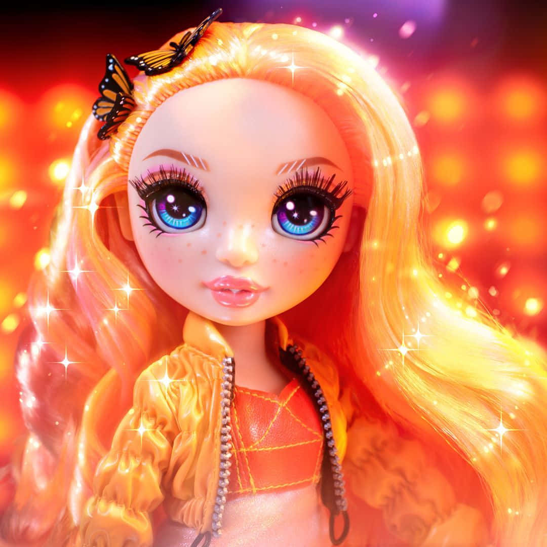 Rainbow High, golden hair, blue eyes, SD Desktop Wallpaper