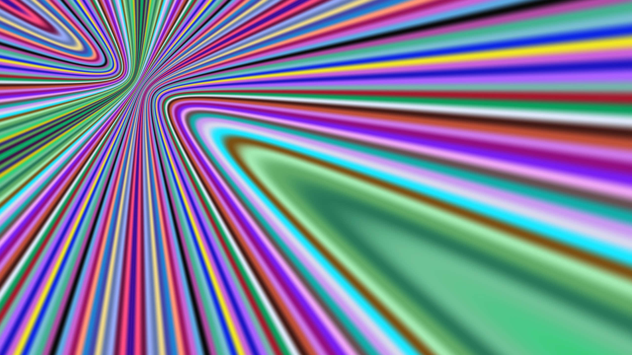 vibrant rainbow vortex illusion, multicolored streaks, hypnotic digital tunnel effect, 2K Desktop Wallpaper