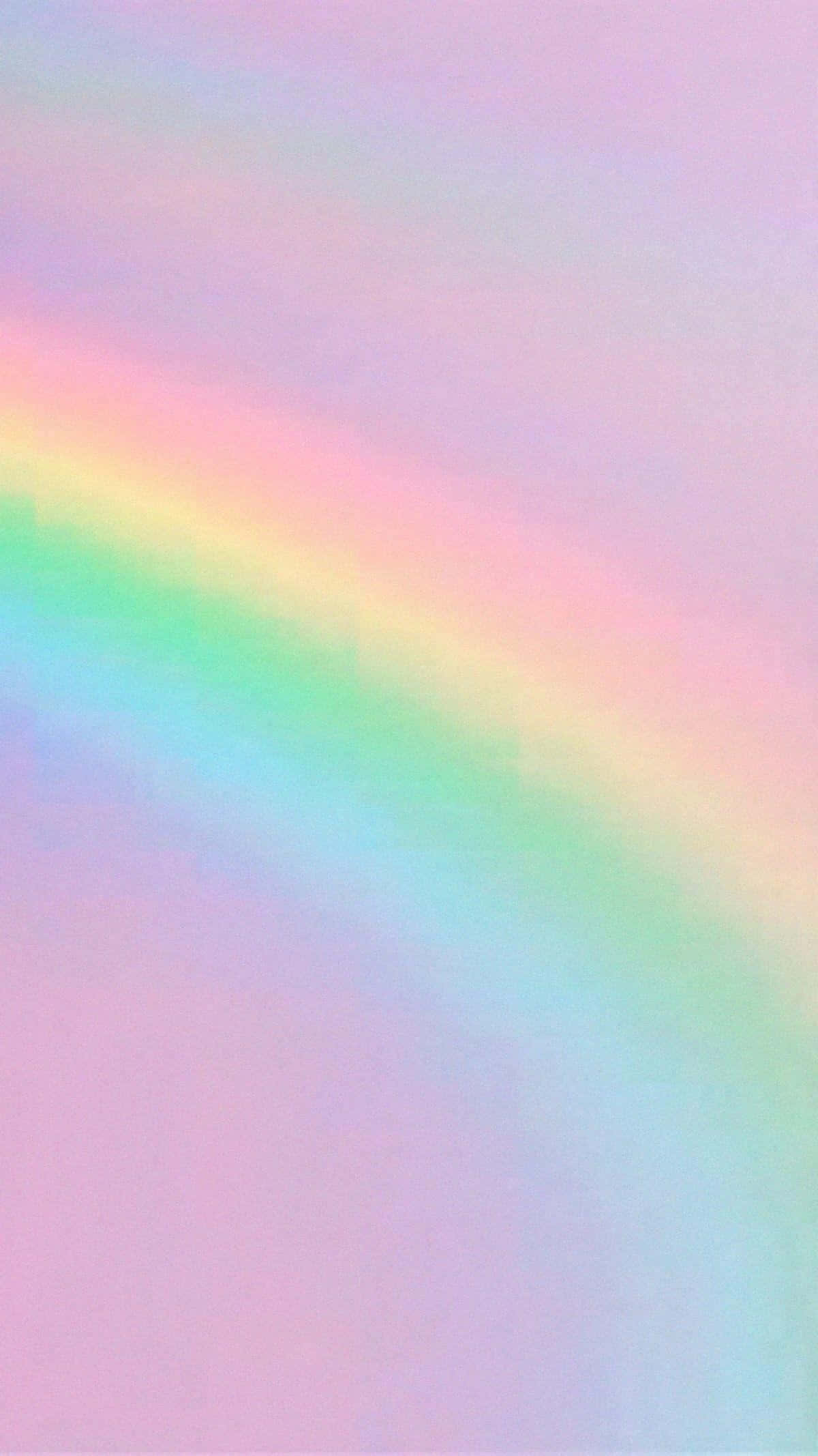rainbow, pastel rainbow, dreamy gradient sky, Full HD Phone Wallpaper