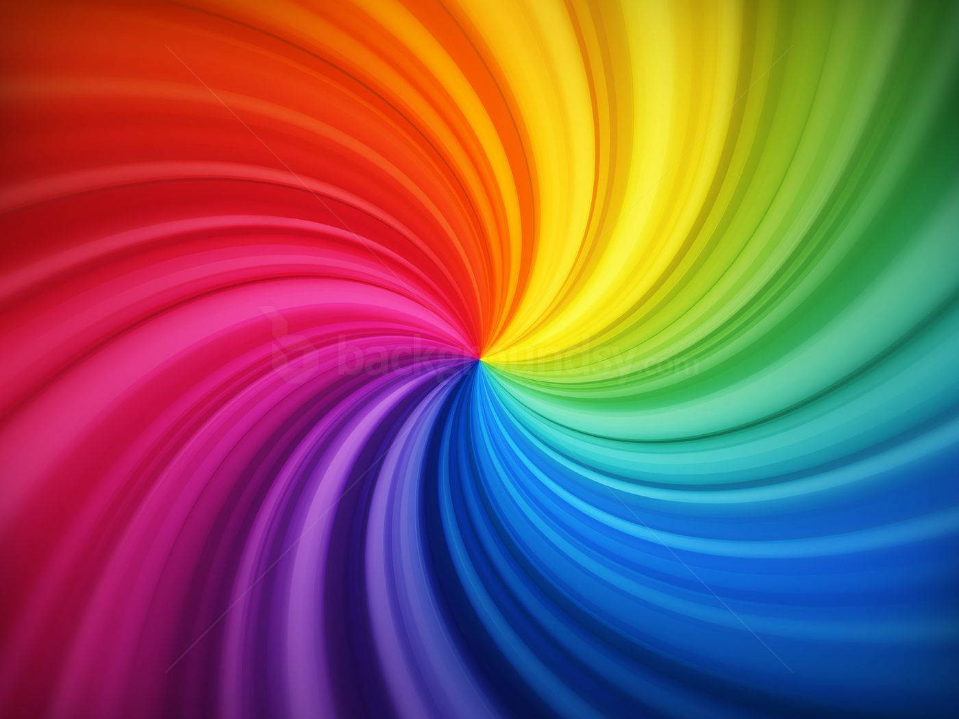 Spiral, Rainbow, Vibrant rainbow colors, HD Desktop Wallpaper