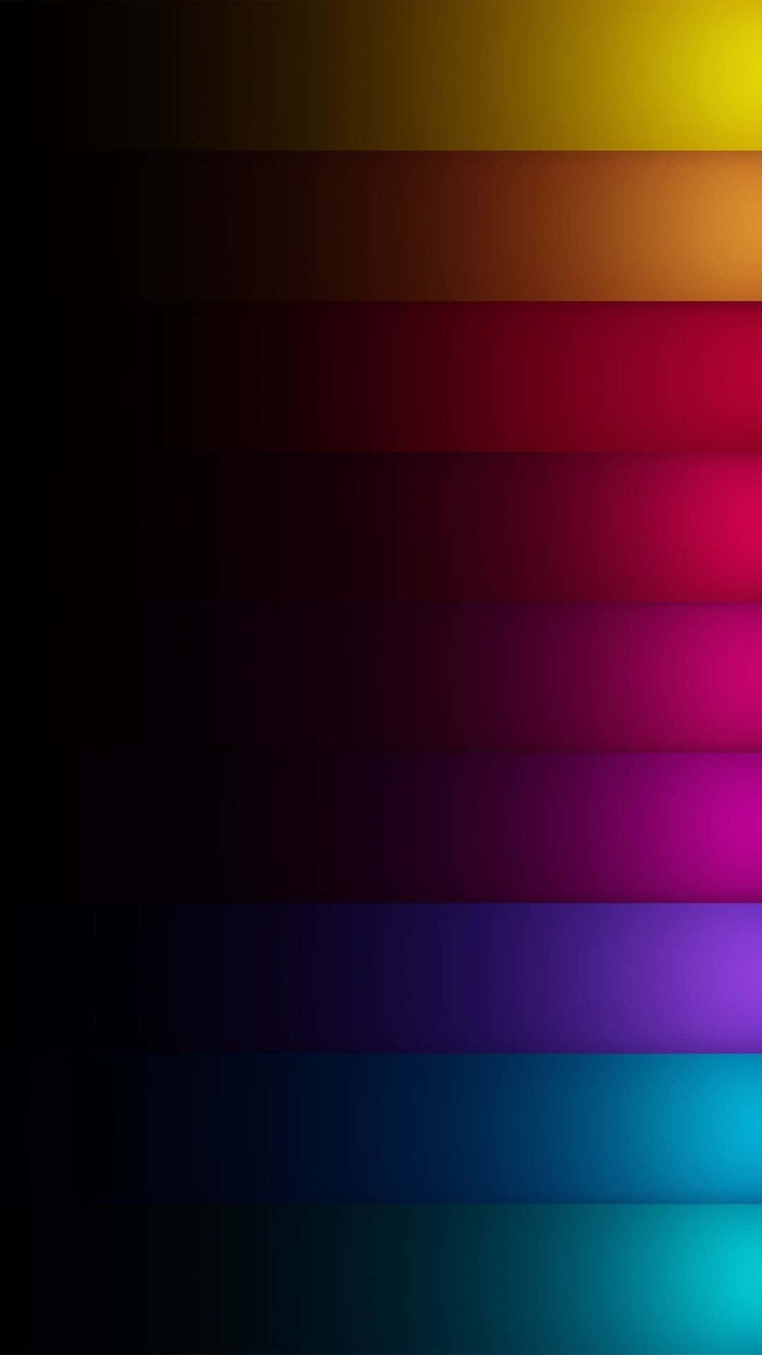 Rainbow iPhone, striped, vibrant horizontal color gradient, Full HD Phone Wallpaper