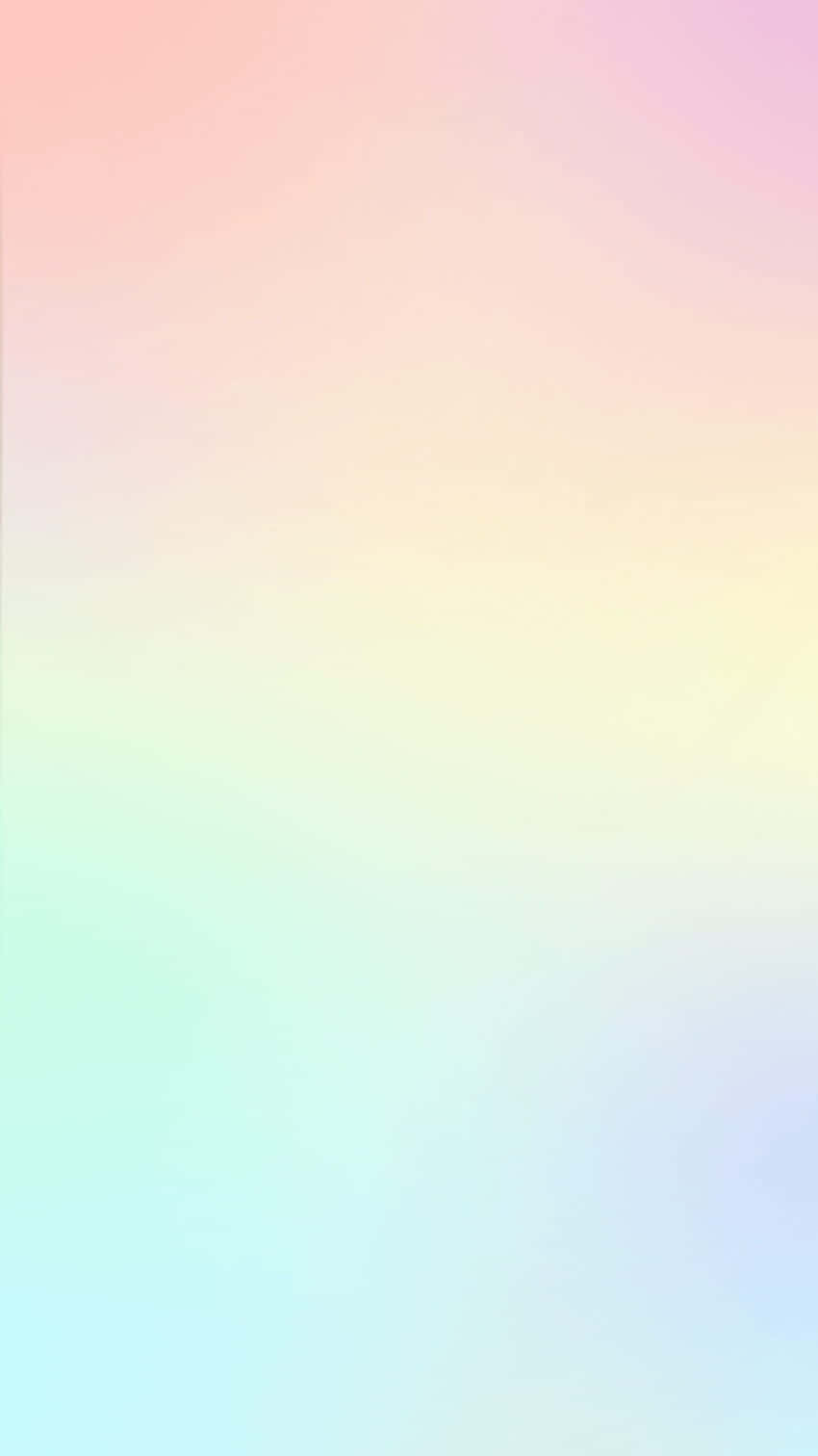 pastel rainbow iphone, peach yellow, mint, HD Phone Wallpaper