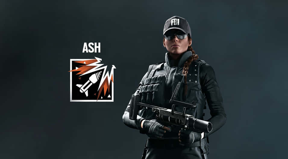 Rainbow Six Siege, Ash, tactical gear, SD Desktop Wallpaper