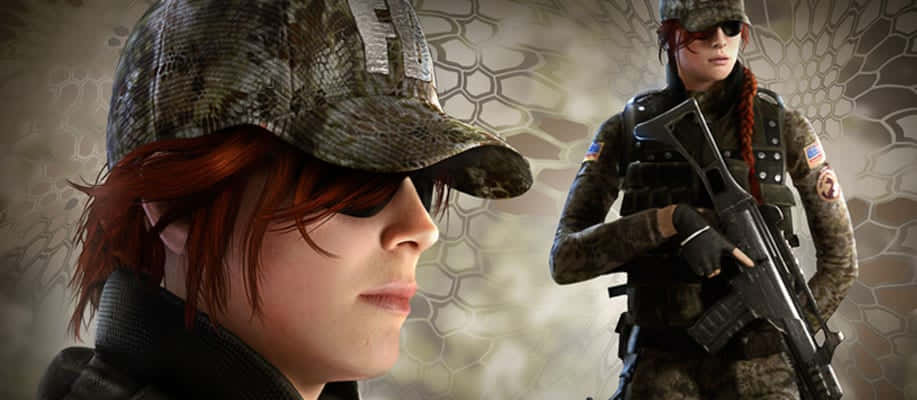 Rainbow Six Siege, Ash, female soldier, SD Desktop Wallpaper