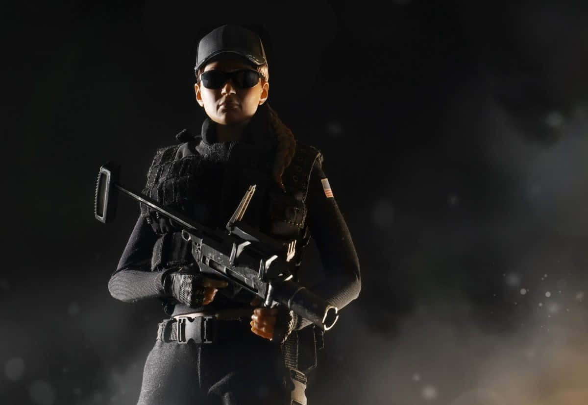 Rainbow Six Siege, Ash, tactical gear, SD Desktop Wallpaper