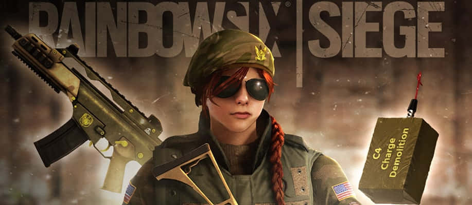 Ash, Rainbow Six Siege, tactical gear, SD Desktop Wallpaper
