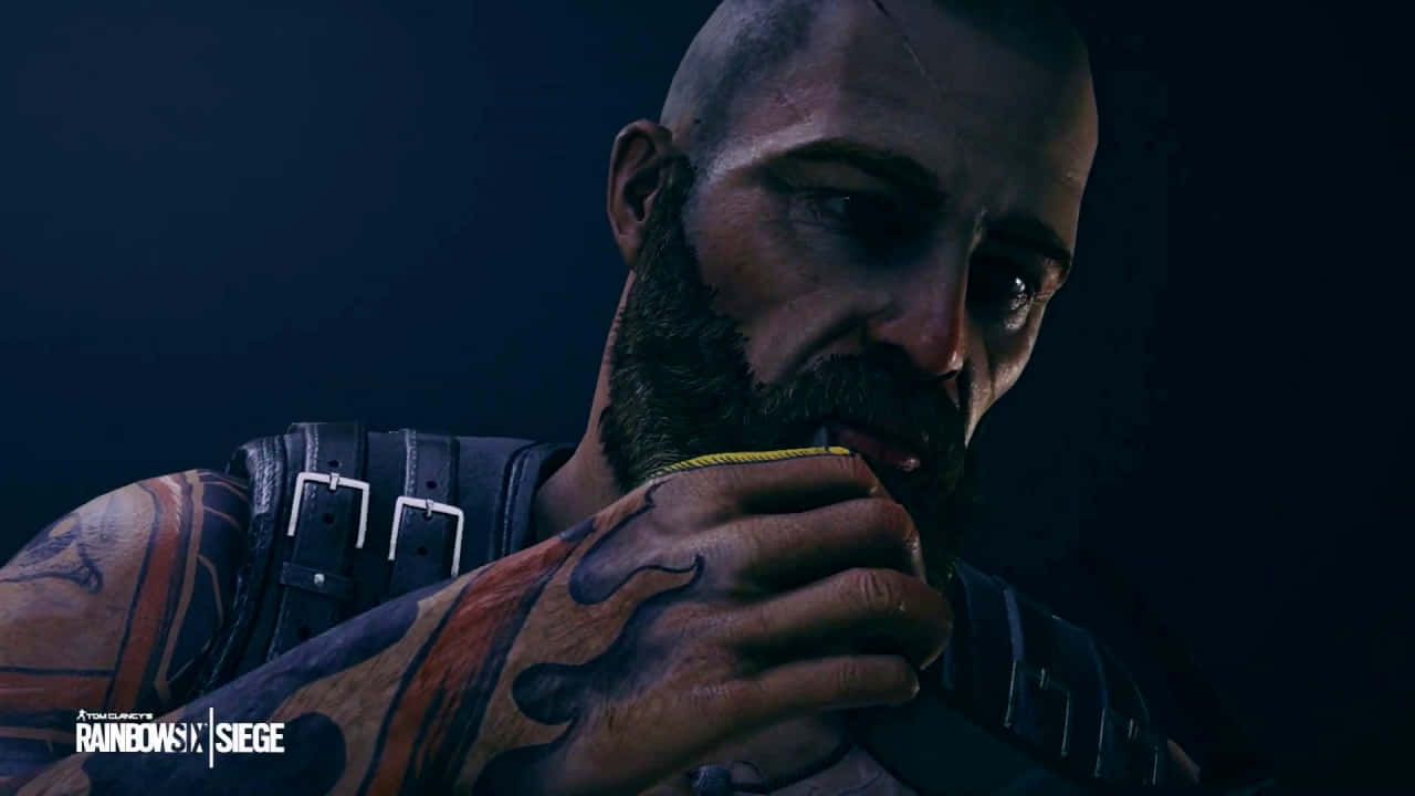 Bandit, Rainbow Six Siege, bald bearded man, HD Desktop Wallpaper
