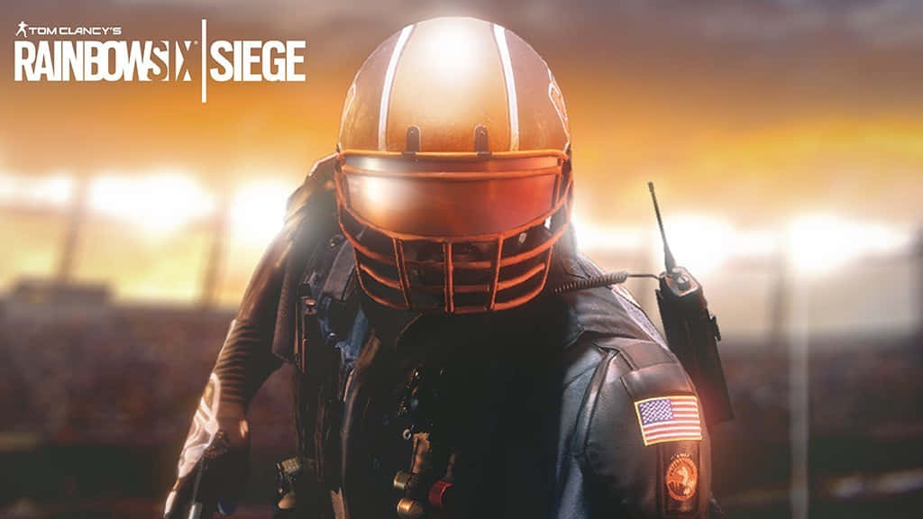 Rainbow Six Siege, Bandit, football helmet, SD Desktop Wallpaper