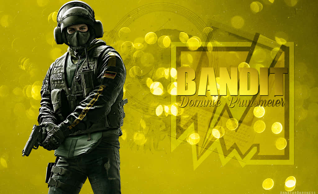 Rainbow Six Siege, Bandit, tactical gear, SD Desktop Wallpaper