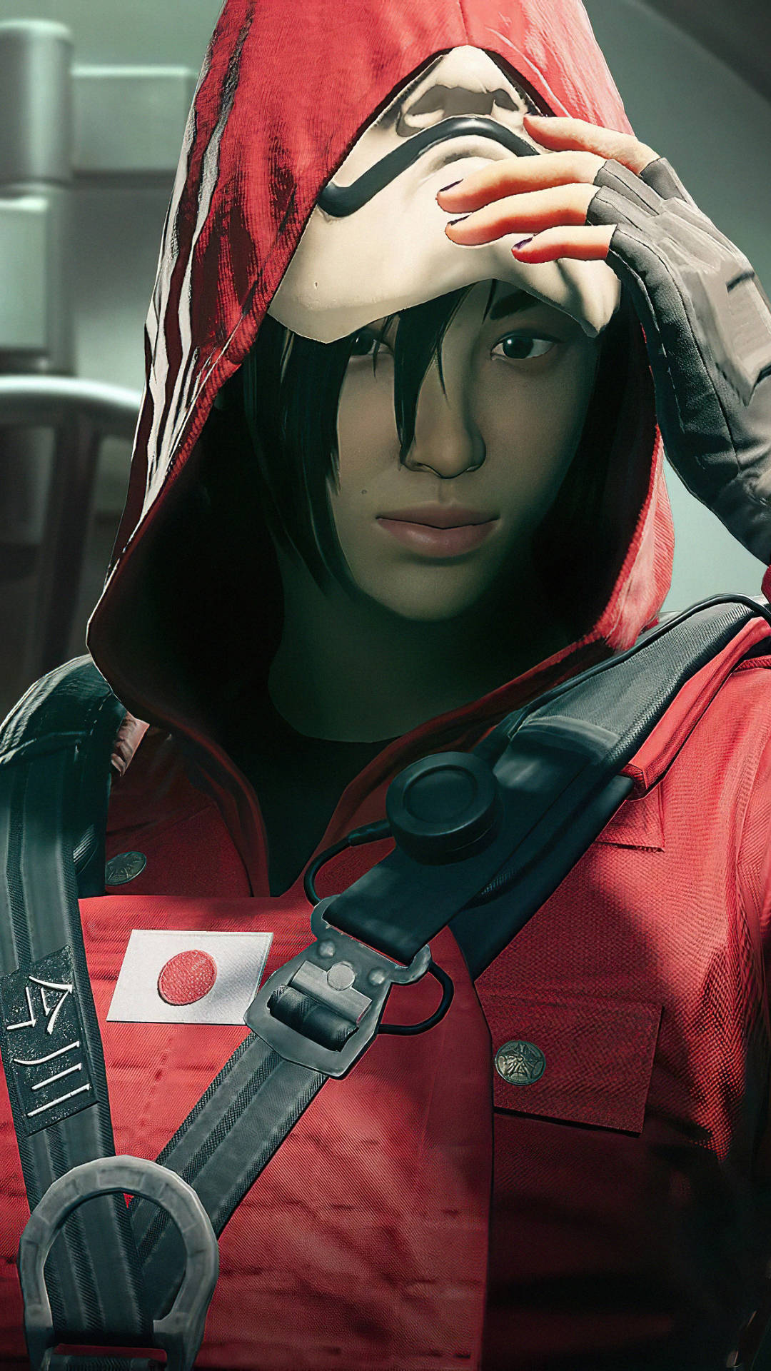 Rainbow Six Siege, Bandit, red hooded outfit, Full HD Phone Wallpaper