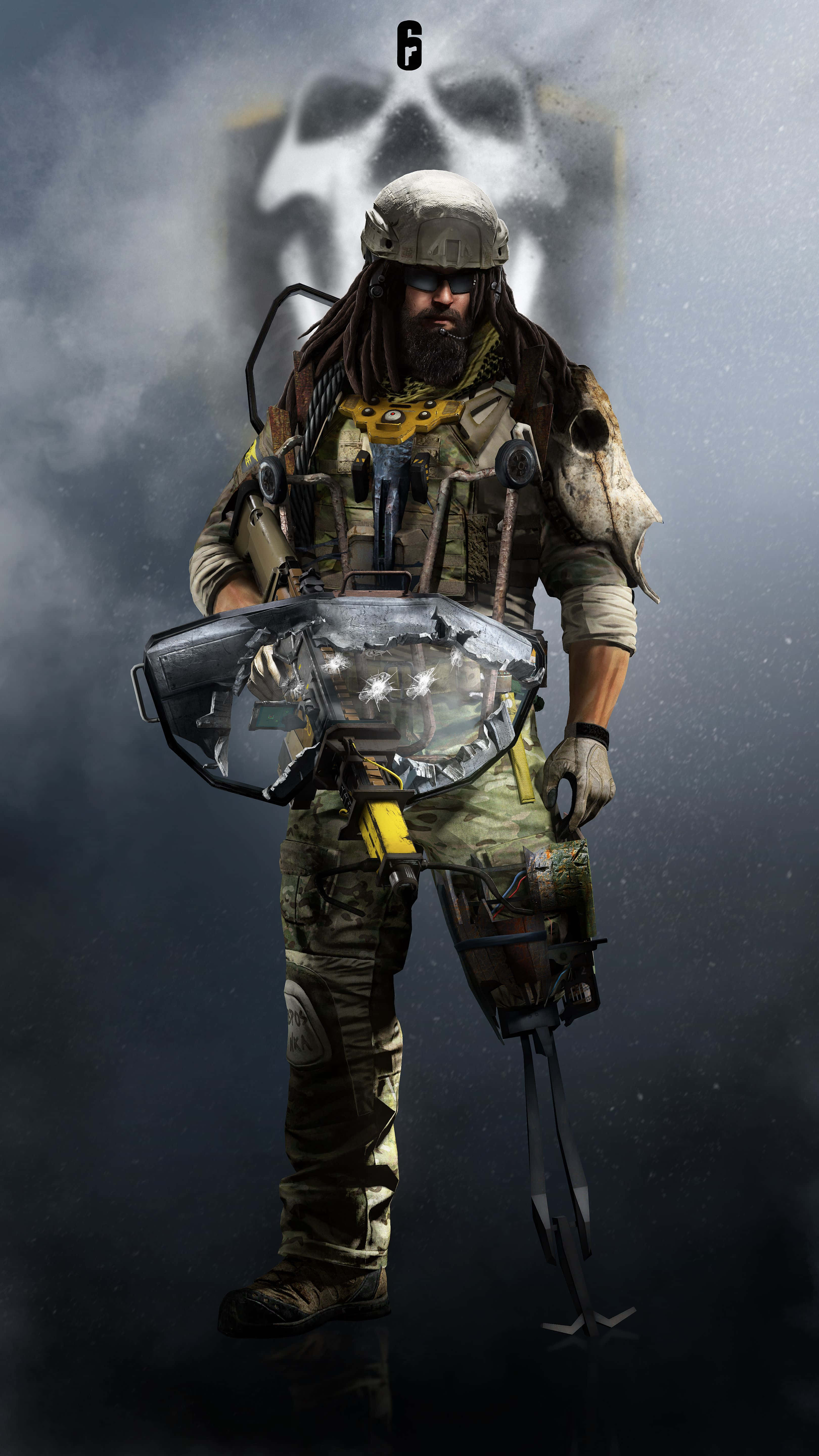 Rainbow Six Siege, Blackbeard, operator, 5K Phone Wallpaper