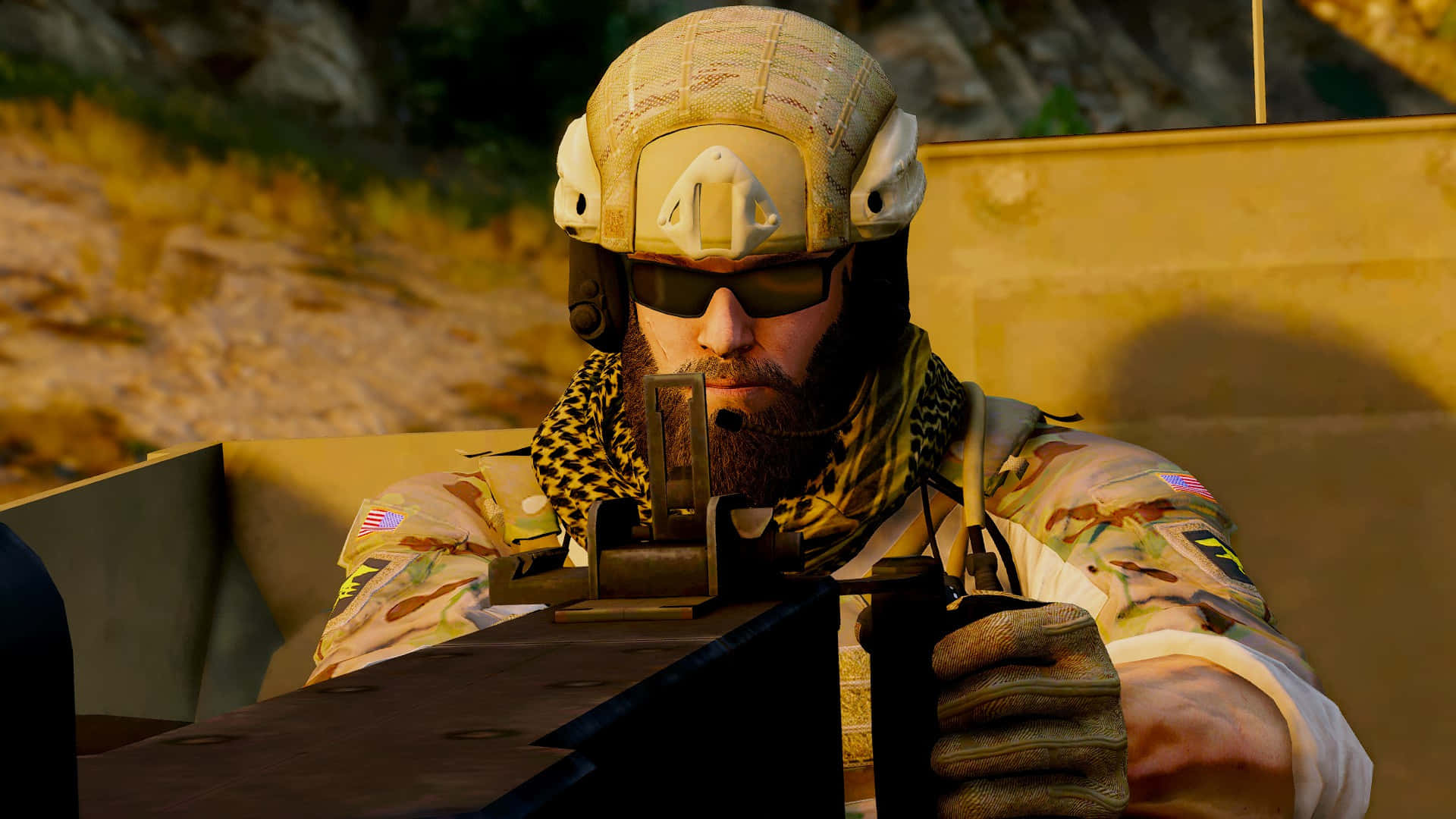 Rainbow Six Siege, Blackbeard, desert camouflage, Full HD Desktop Wallpaper