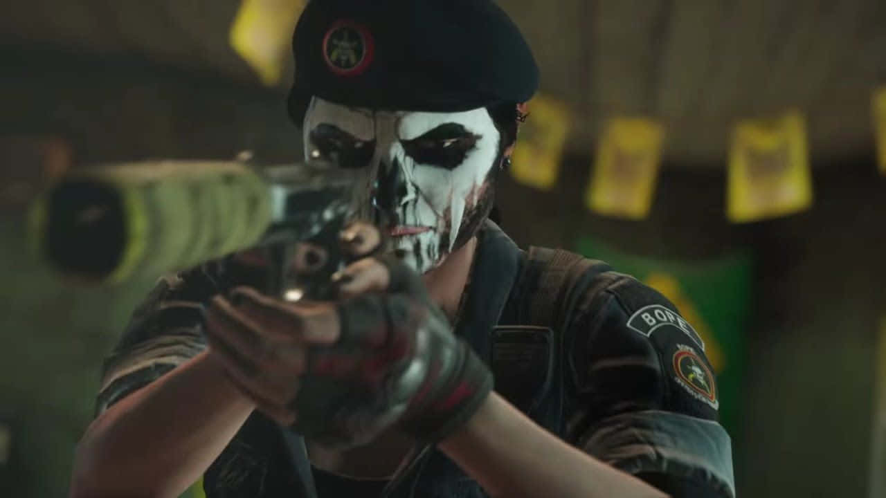 Rainbow Six Siege, Caveira, skull face paint, HD Desktop Wallpaper
