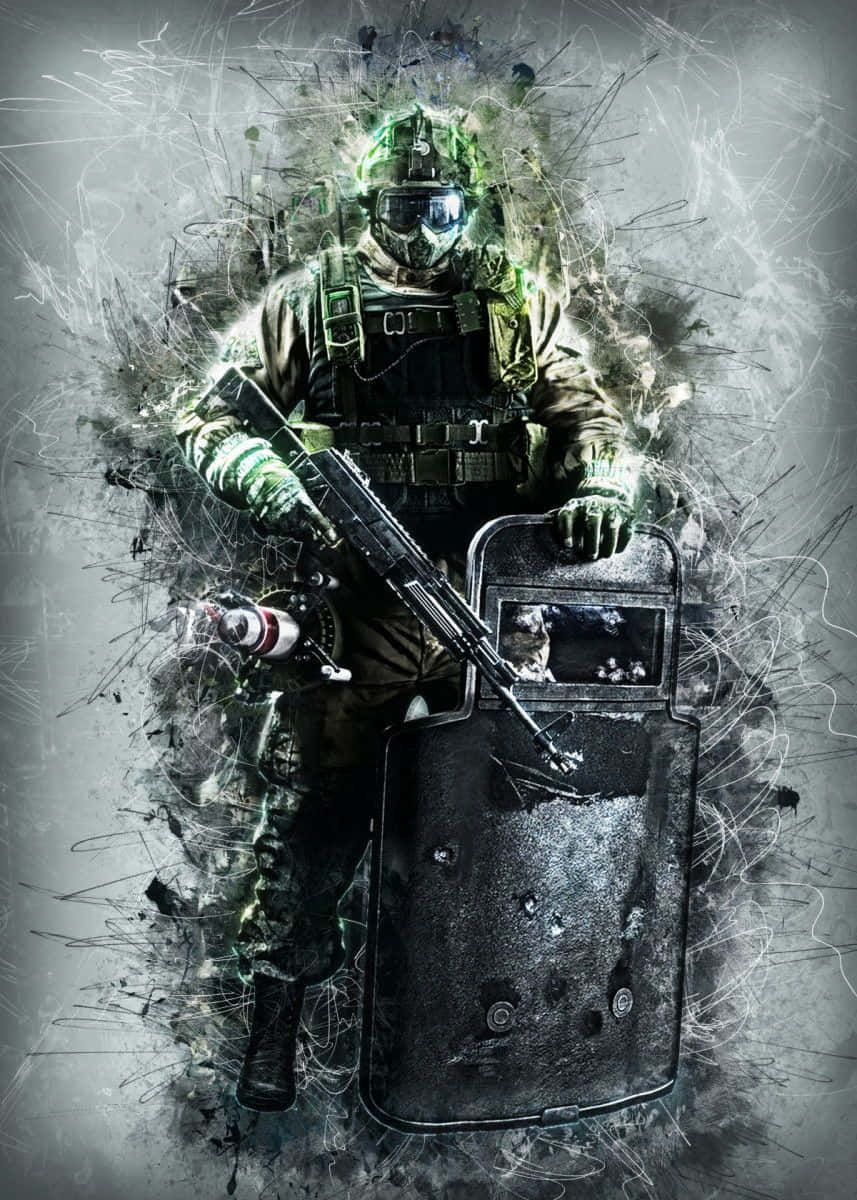 Rainbow Six Siege, Fuze, tactical gear, SD Phone Wallpaper