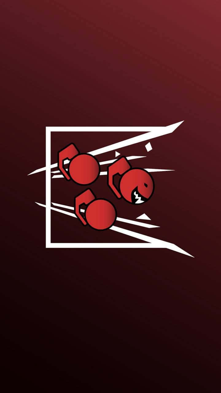 Rainbow Six Siege Fuze, red cartoon fists, white square frame, HD Phone Wallpaper