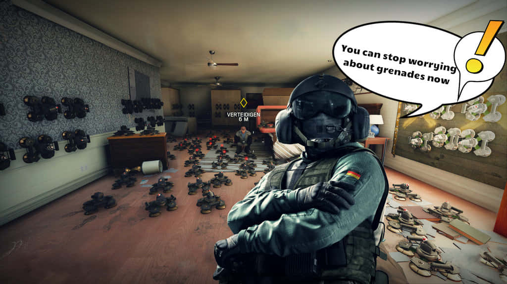 Rainbow Six Siege, Jager, tactical gear, SD Desktop Wallpaper