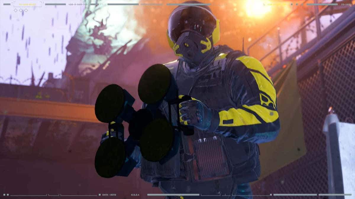 Rainbow Six Siege, Jager, yellow and black gear, SD Desktop Wallpaper