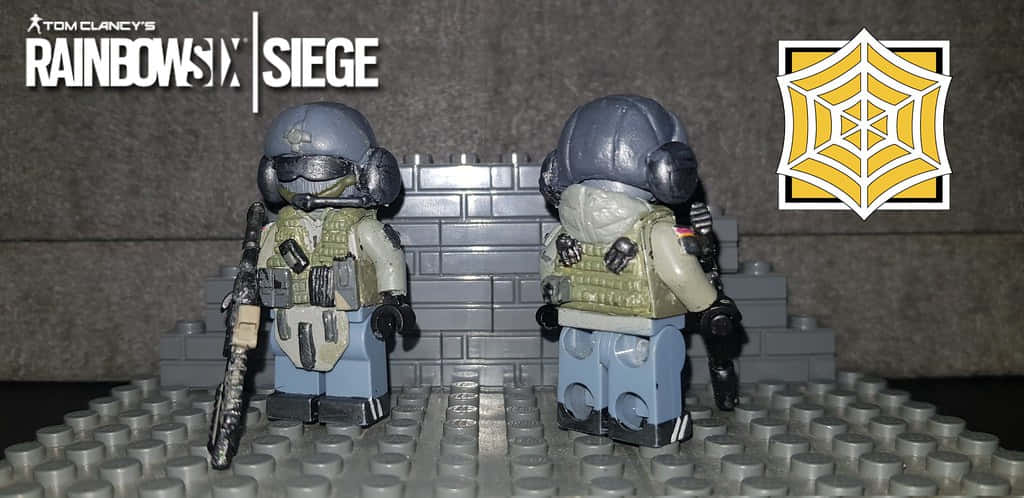 Rainbow Six Siege, Jager, LEGO-style, SD Desktop Wallpaper